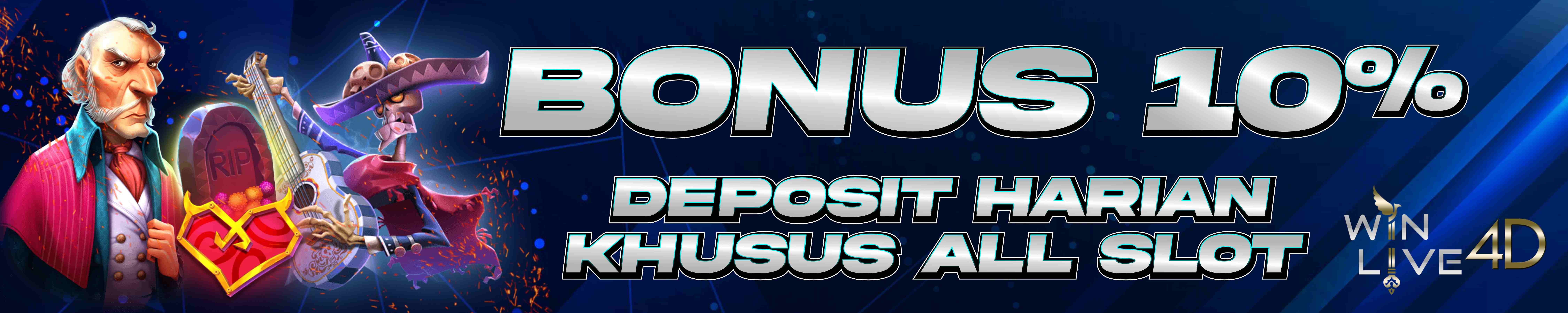 BONUS DEPOSIT HARIAN 10%